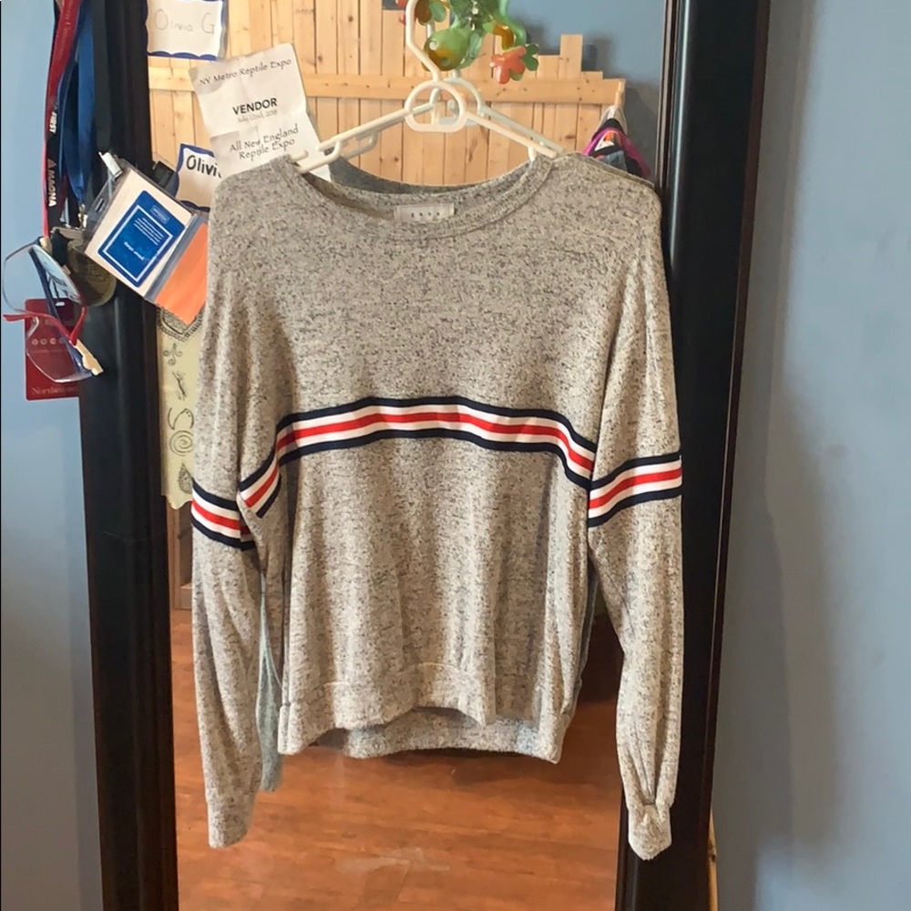 gray with stripes across middle